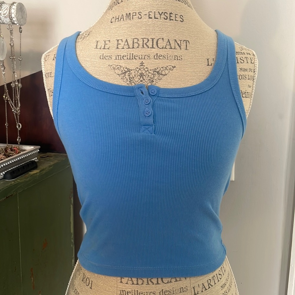 Blue Tank Top